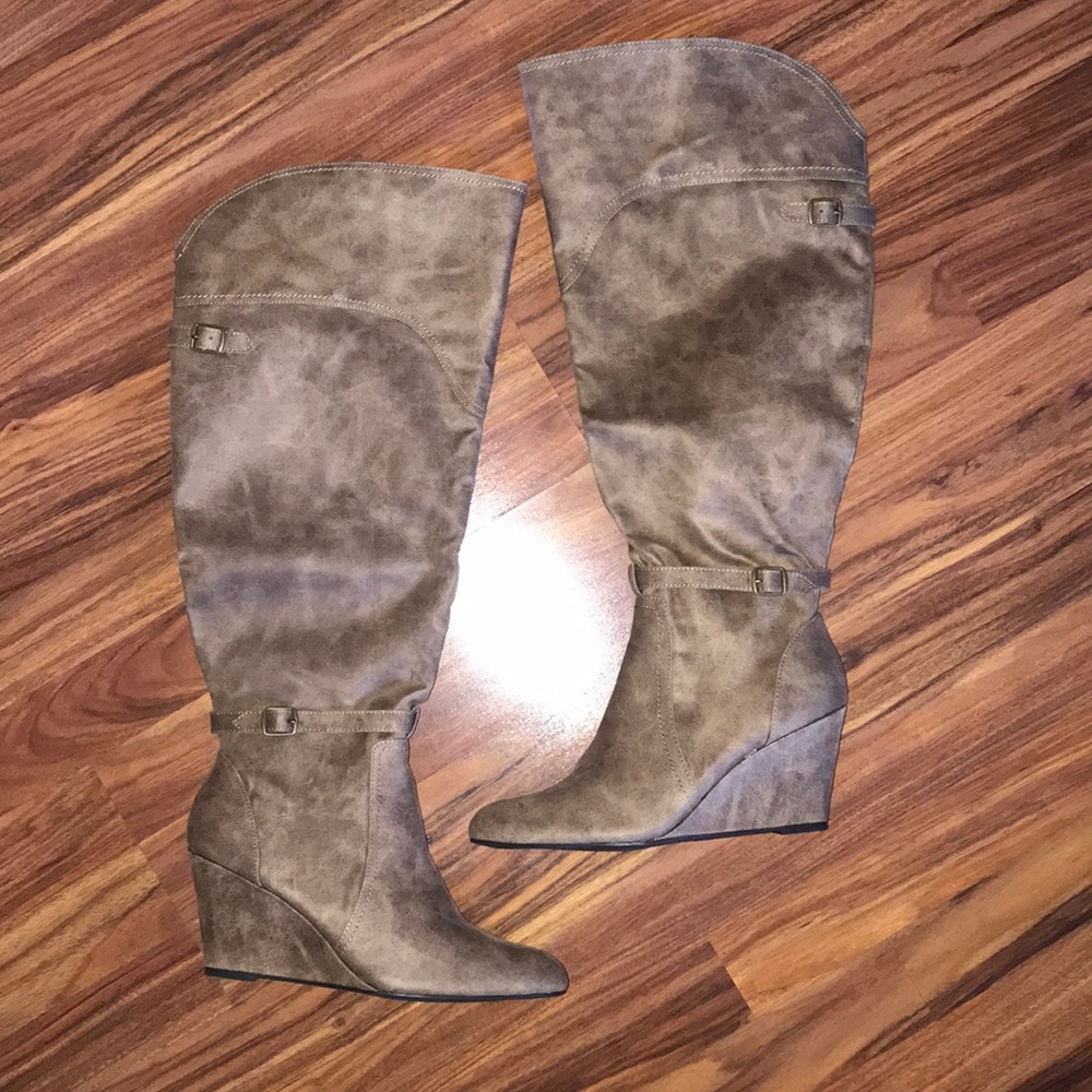 Luna Wedge Tall Boot